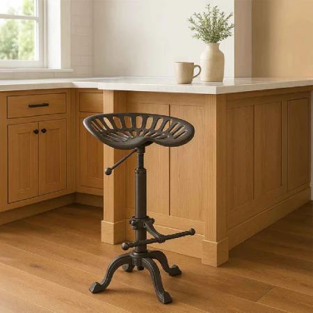 Cast In Style Adjustable Tractor Seat