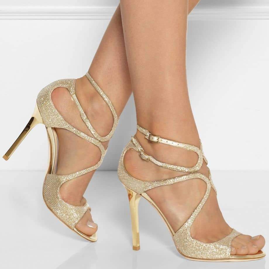 Bergdorf Goodman Jimmy Choo Lang 100mm Patent Strappy Sandals Review