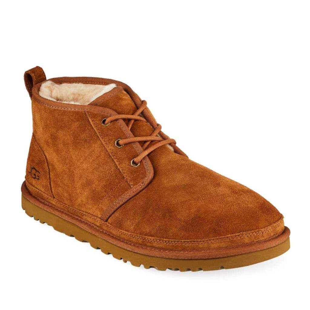 Neiman Marcus UGG Neumel Suede Desert Boots, Chestnut Review 