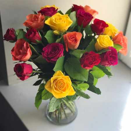 Clare Florist Rainbow Roses