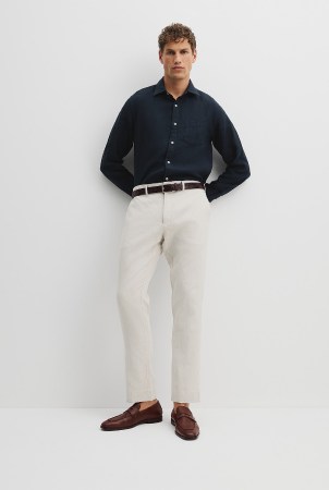country road Regular Fit Organically Grown Linen Shirt