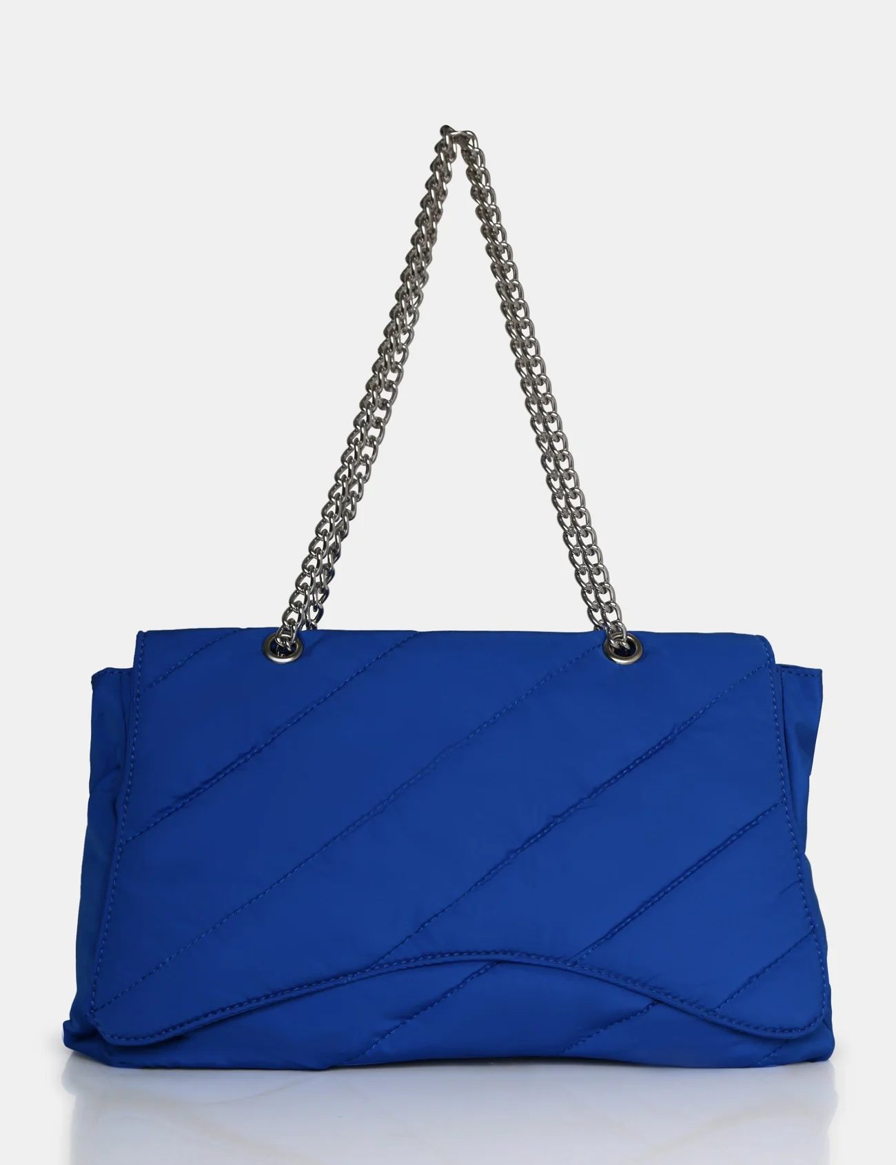 Public Desire The Laina Blue Nylon Tote Bag